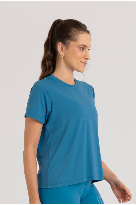 Camiseta B.ON AIR Feminina Azul Celestial – 24271679