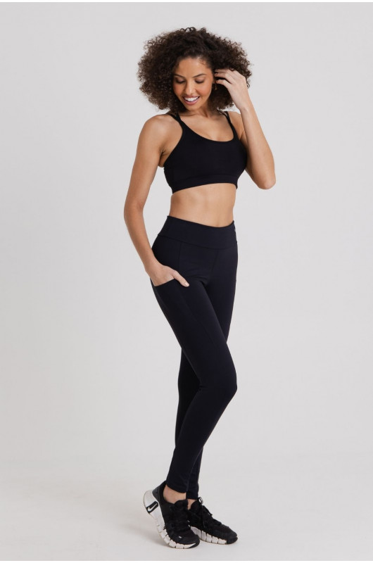 Top Feminino Stripes Cross Preto - 24270048