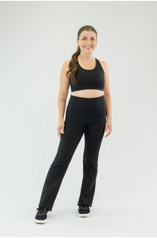Calça Flare Feminina Preto – 24271817