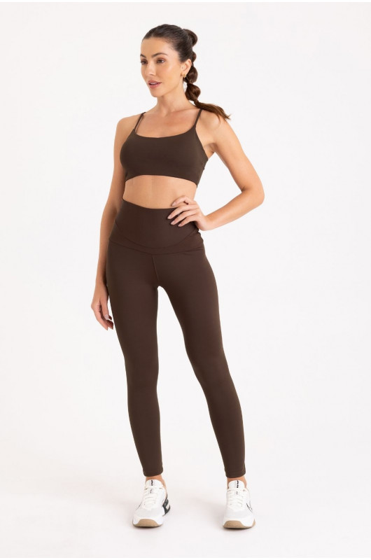 Legging Sculp® Feminina Marrom Expresso – 24271586