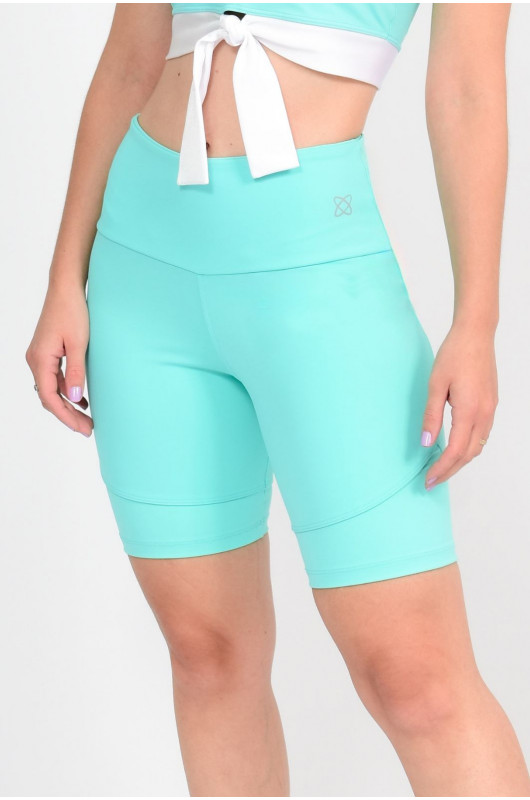 Bermuda Feminina Yoga Verde Água - 24271120