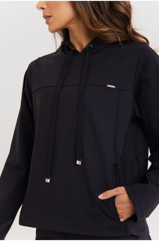 Blusão Comfy Feminino Preto - 24271540