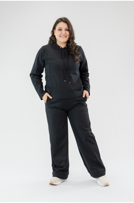 Calça Pantalona Comfy Preto – 24271795