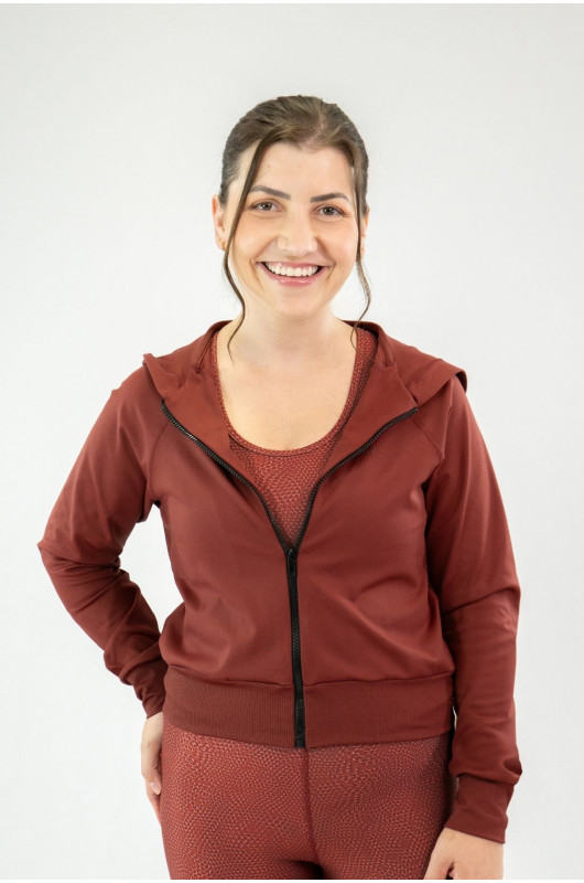 Jaqueta Bomber Feminina Vermelho Cornalina – 24271797