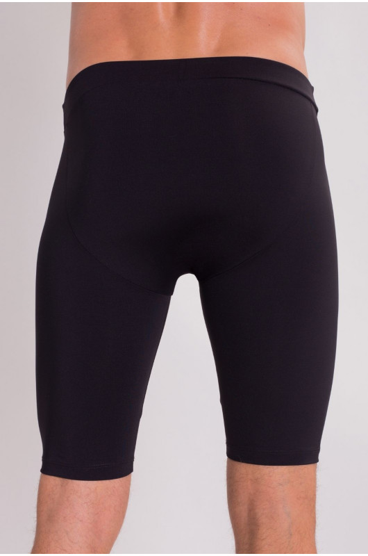 Cueca Boxer Alongada Leve Compressão Masculina Preta - 24270131