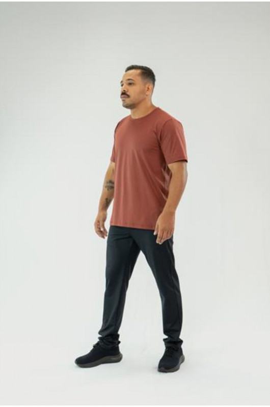 Camiseta B.ON Air Masculina Vermelha Cornalina - 24271826