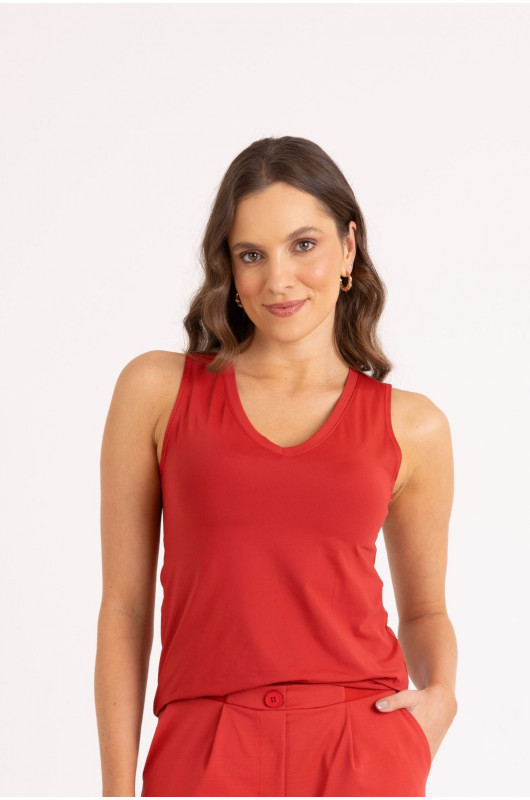 Regata City Feminina Vermelho Melaço – 24271718