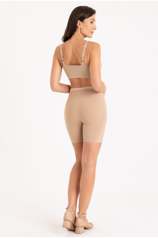 Bermuda Underwear Feminina Nude - 24271680 