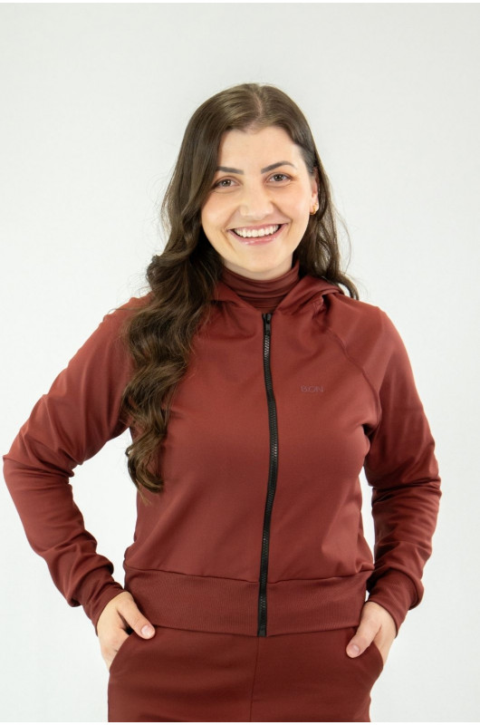Jaqueta Bomber Feminina Vermelho Cornalina – 24271797