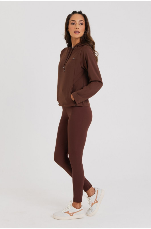  Blusão Comfy Feminino Marrom - 24271265