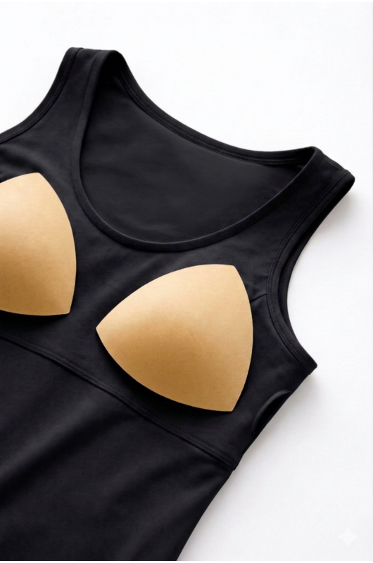 Regata Feminina Postural Termofusionada Preto - 24271745