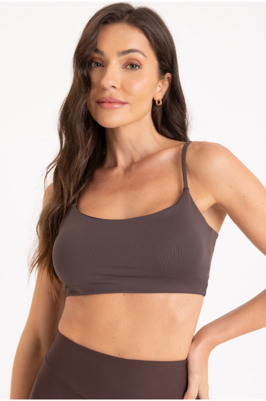 Top Fusion Feminino Marrom Expresso – 24271667