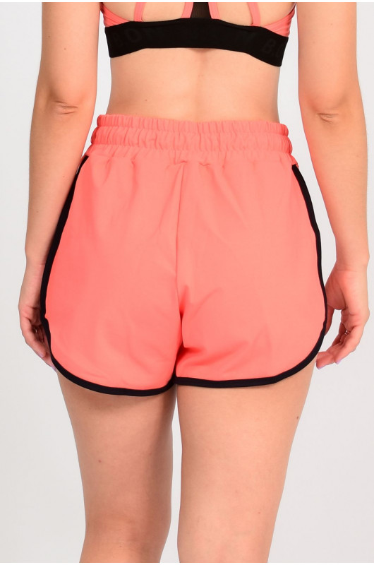 Shorts Feminino Coral c/ Preto - 24271018
