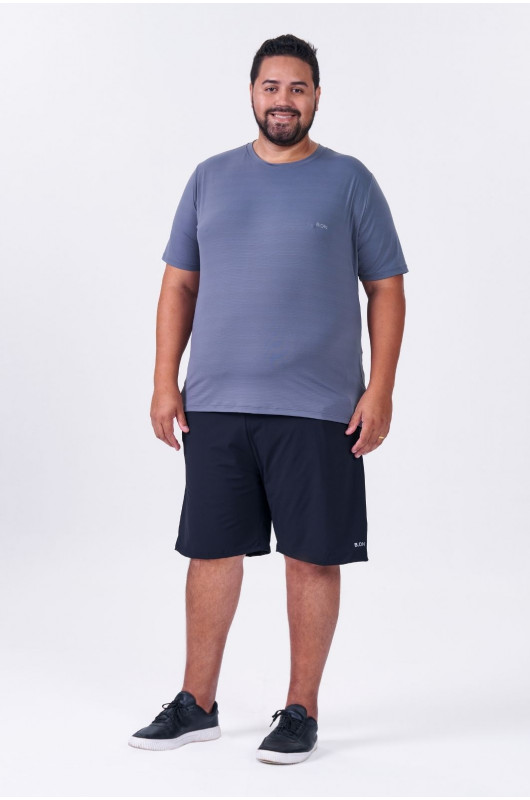 Bermuda Basic Plus Size Masculina Preta - 24270410  