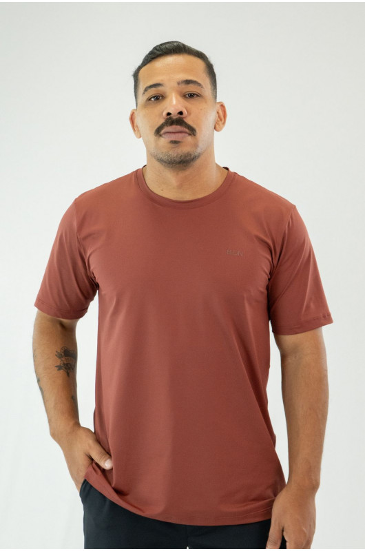 Camiseta B.ON Air Masculina Vermelha Cornalina - 24271826