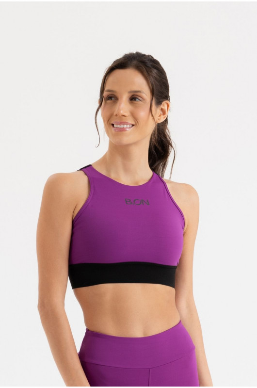 Top Elastic Feminino Roxo - 24271378 
