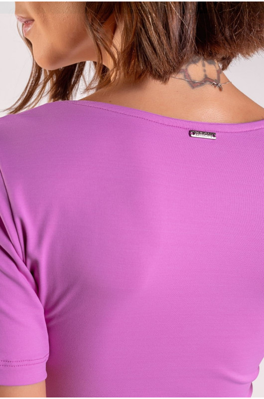 Blusa Feminina Basic Lilás - 24271101