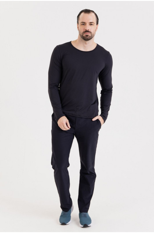 Calça Alfaiataria Masculina Preta - 24271045