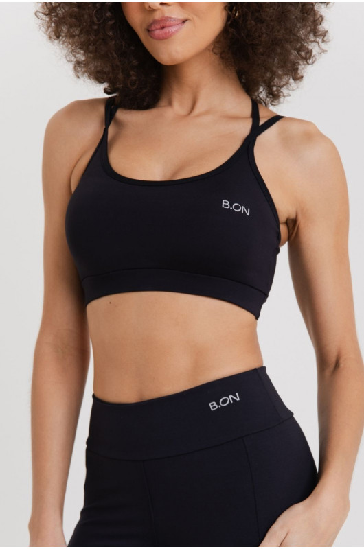 Top Feminino Stripes Cross Preto - 24270048