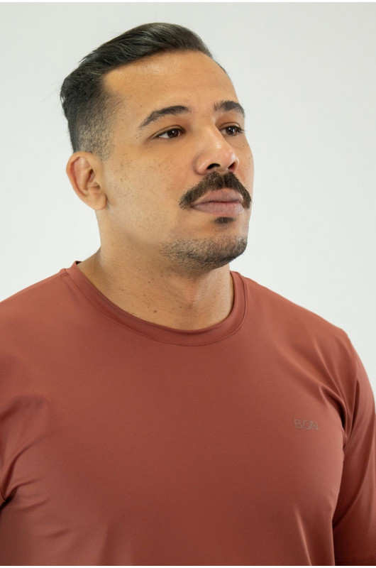 Camiseta B.ON Air Masculina Vermelha Cornalina - 24271826