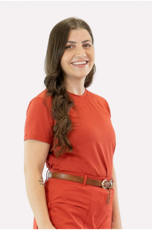 Camiseta B.ON Air Slim Alongada Feminina Vermelho Melaço – 24271837