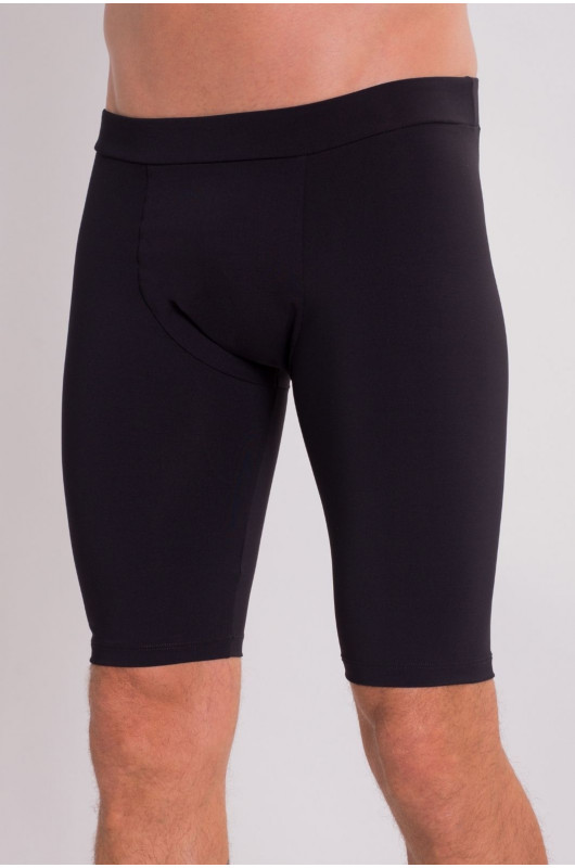 Cueca Boxer Alongada Leve Compressão Masculina Preta - 24270131