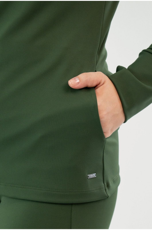 Jaqueta Slim Basic Feminina Verde Forest – 24271811