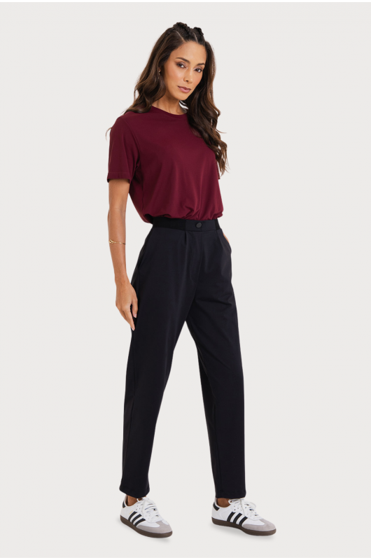 Calça Feminina Alfaiataria Preta - 24270107
