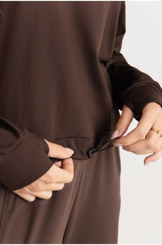 Blusão Comfy Feminino Marrom Expresso – 24271846