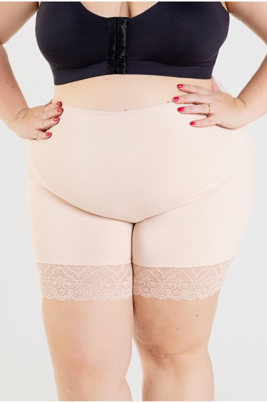 Bermuda Modeladora Feminina c/ Renda Plus Size Nude Nívea  - 24271237