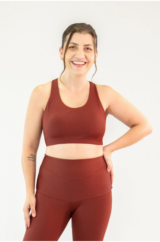 Top Fit Feminino Vermelho Cornalina – 24271887