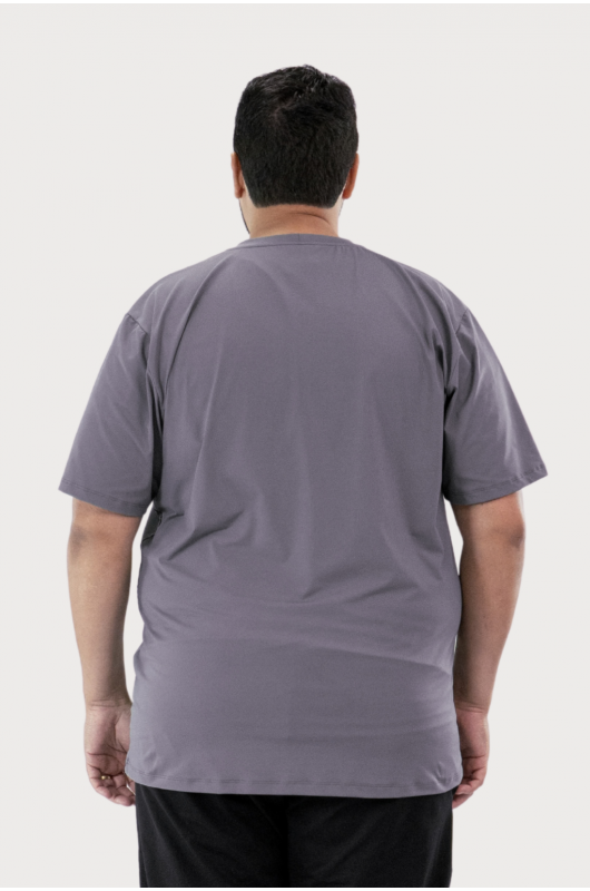 Camiseta B.ON Air Masculino Plus Size Chumbo – 24271955
