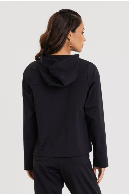 Blusão Comfy Feminino Preto - 24271540