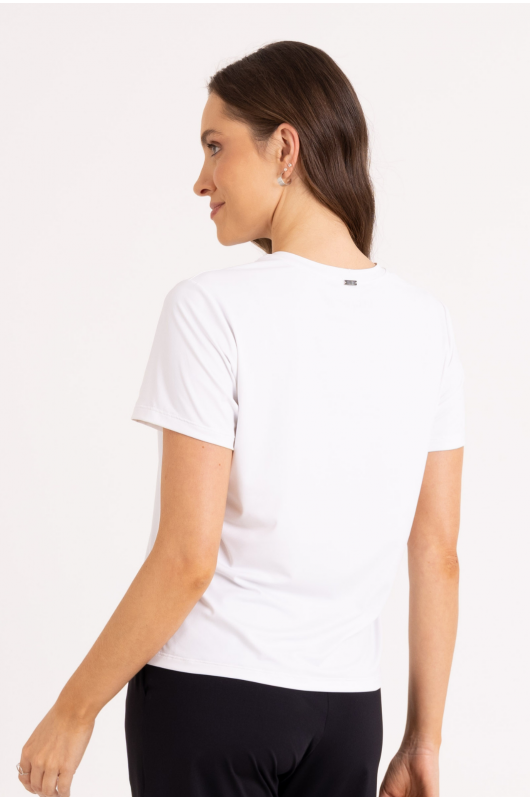 Camiseta B.ON Air Feminina Branco - 24271749