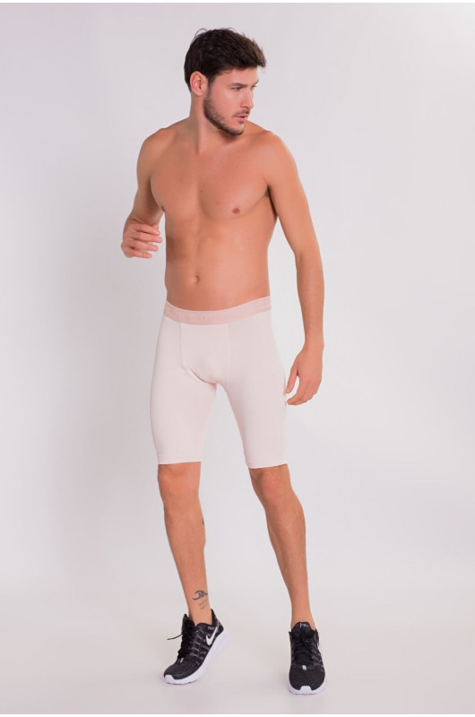 Cueca Boxer Alongada Leve Compressão Masculina Nude Nívea - 24270371