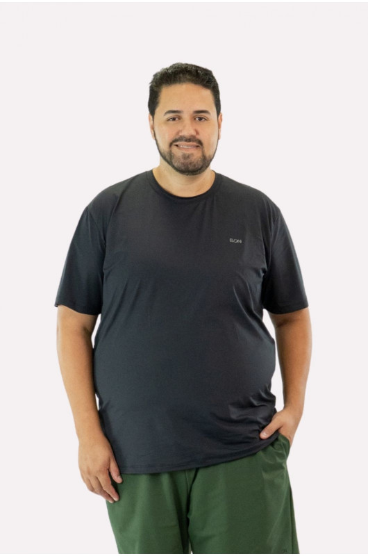 Camiseta B.ON Air Masculina Plus Size Preta – 24271953
