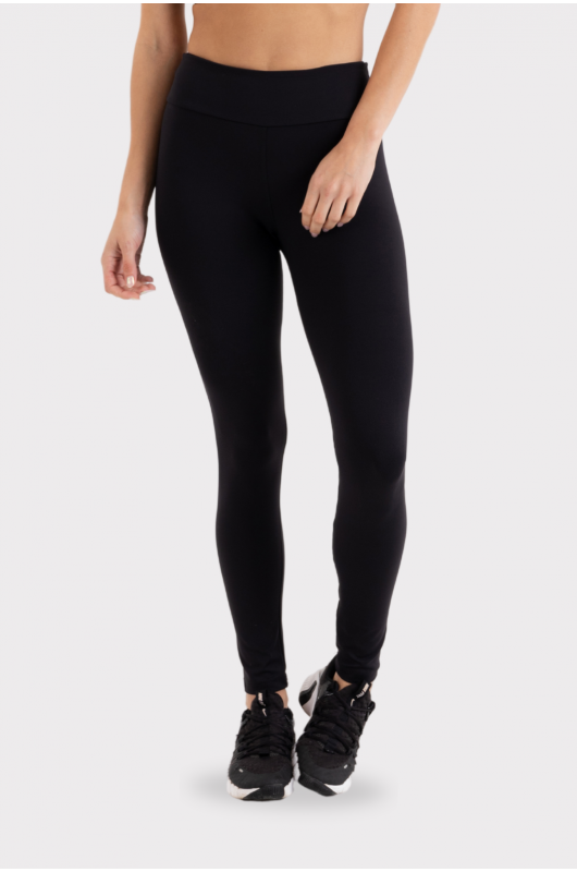 Legging Feminina Basic Alta Compressão Preta - 24270001