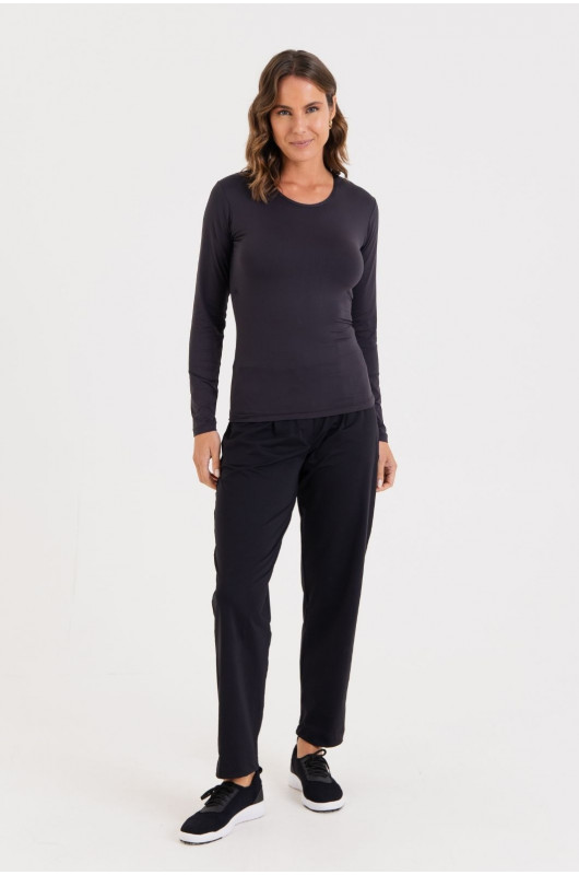 Calça Feminina Alfaiataria Preta - 24270107