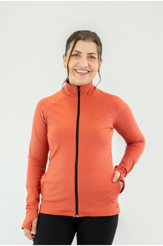 Jaqueta Slim Basic Feminina Páprica - 24271979