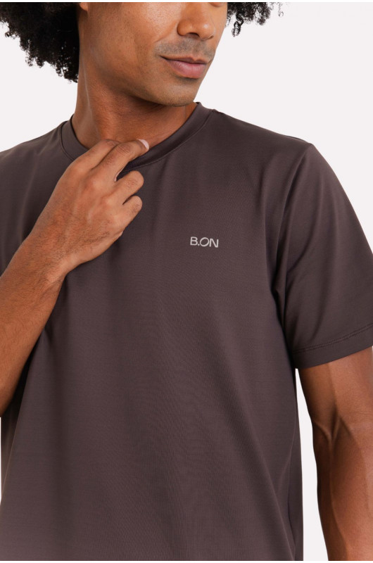 Camiseta B.ON Air Masculina Marrom Expresso – 24271562