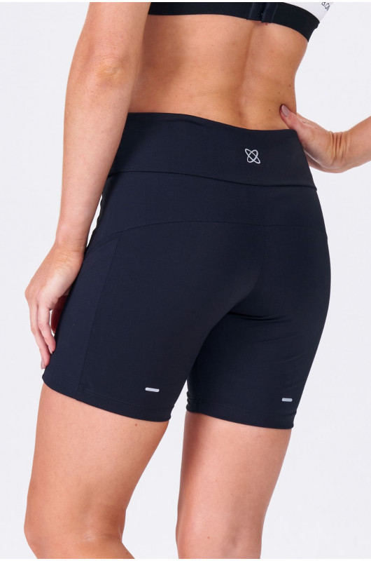 Bermuda Run Feminina Preta - 24270540