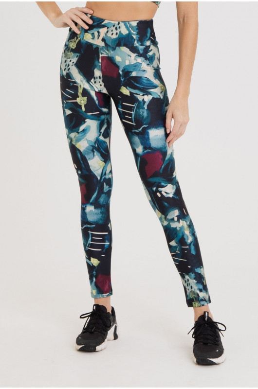  Legging Estampada Aquarela Feminina - 24271568 