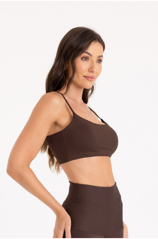 Top Fusion Feminino Marrom Expresso – 24271667