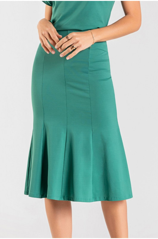 Saia Feminina Casual Verde Esmeralda - 24271041