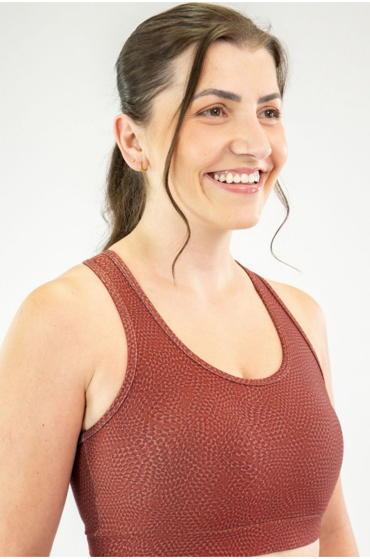 Top Estampado Textura Snake Feminino – 24271814