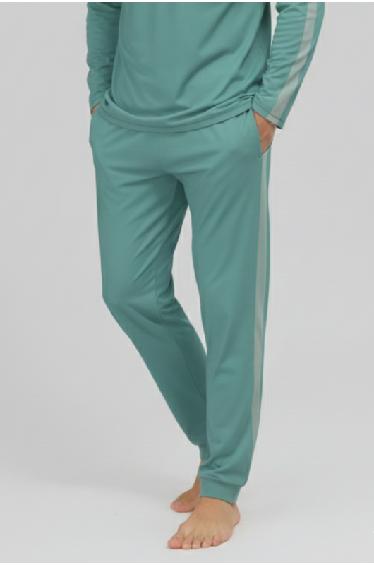 Calça Pijama Masculina Verde Quartzo – 24271789