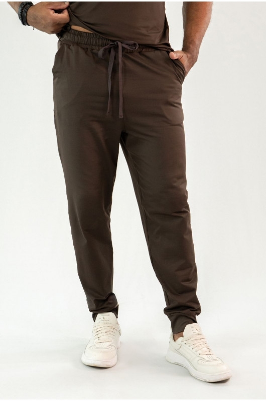 Jogger Masculina Moletom Tech Marrom Expresso – 24271893