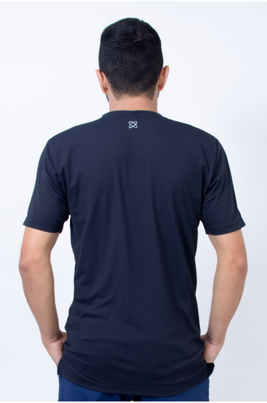 Camiseta Masculina B.ON Antiviral Estampada Preta - 24271011