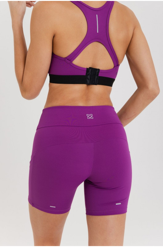 Bermuda Run Feminina Roxa - 24271483 