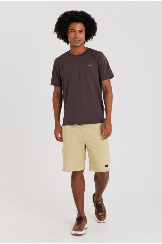 Bermuda Basic Masculina Khaki - 24271560 